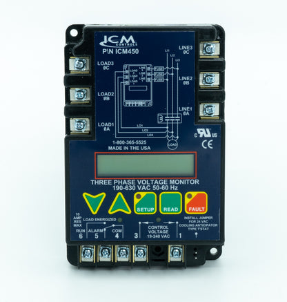 ICM Controls ICM450A Programmable 3-Phase Line Voltage Monitor