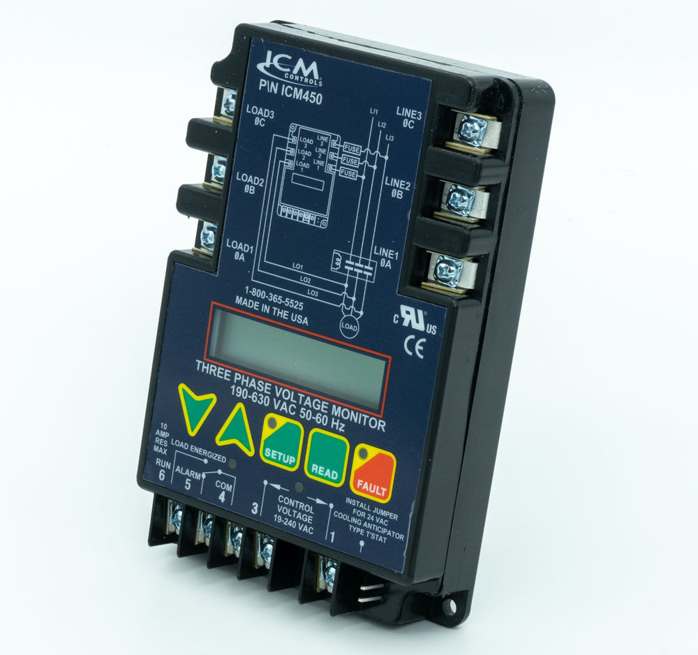 ICM Controls ICM450A Programmable 3-Phase Line Voltage Monitor