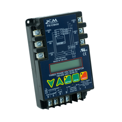 ICM Controls ICM450A Programmable 3-Phase Line Voltage Monitor