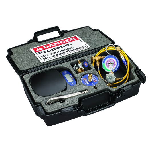 Yellow Jacket 61001 Hydrocarbon Charging Kit For R-290 & R-600a Hydrocarbon Systems