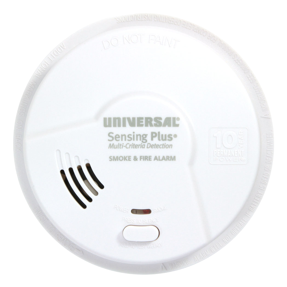 USI AMIB3051SC 2-in-1 Bedroom Smoke and Fire Alarm Detector